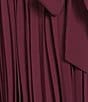 Sam Edelman Long Sleeve Pleated Chiffon Mini Dress - Image 3