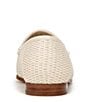 Color:Linen - Image 3 - Loraine Raffia Basket Weave Bit Detail Career Flat Loafers