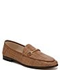 Color:Cuoio - Image 1 - Loraine Basket Weave Bit Detail Flat Loafers