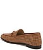 Color:Cuoio - Image 4 - Loraine Basket Weave Bit Detail Flat Loafers