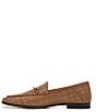 Color:Cuoio - Image 5 - Loraine Basket Weave Bit Detail Flat Loafers