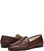 Color:Terazzo Brown - Image 10 - Loraine Leather Bit Buckle Loafers