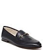 Color:Baltic Navy - Image 1 - Loraine Leather Bit Buckle Loafers