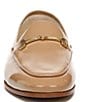 Color:Rosa Blush - Image 6 - Loraine Patent Bit Buckle Career Flat Loafers