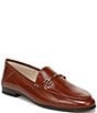 Sam Edelman Loraine Polished Eel Print Leather Bit Buckle Loafers - Image 1