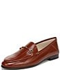 Sam Edelman Loraine Polished Eel Print Leather Bit Buckle Loafers - Image 6