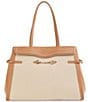 Sam Edelman Loraine Woven Bit Buckle Tote Bag - Image 1