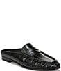 Sam Edelman Louella Eel Print Leather Penny Loafer Mules - Image 1