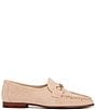 Color:Beechwood - Image 2 - Lucca Suede Ruched Bit Buckle Flat Loafers