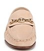 Color:Beechwood - Image 6 - Lucca Suede Ruched Bit Buckle Flat Loafers