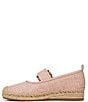 Color:Pink Lotus - Image 5 - Maddy Linen Mary Jane Espadrille Loafers