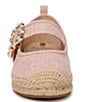 Color:Pink Lotus - Image 6 - Maddy Linen Mary Jane Espadrille Loafers