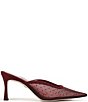 Sam Edelman Margeaux High Vamp Mini Polka Dot Mesh Pointed Toe Dress Mules - Image 3