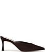 Sam Edelman Margeaux High Vamp Suede Pointed Toe Dress Mules - Image 2