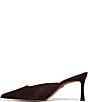 Sam Edelman Margeaux High Vamp Suede Pointed Toe Dress Mules - Image 5