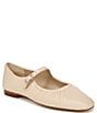 Color:Linen - Image 1 - Micah Leather Mary Jane Ballet Flats