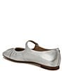 Color:Soft Silver - Image 4 - Micah Leather Mary Jane Ballet Flats