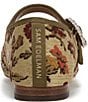 Sam Edelman Michaela Glow Floral Fabric Embellished Buckle Mary Jane Flats, Color:Natural Multi - Image 3