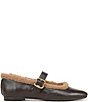 Sam Edelman Michaela Leather Faux Fur Mary Jane Flats - Image 2