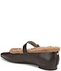 Sam Edelman Michaela Leather Faux Fur Mary Jane Flats - Image 4
