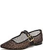 Sam Edelman Michaela Leopard Print Mesh Mary Jane Flats - Image 6