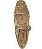 Sam Edelman Michaela Shine Mesh Gem Embellished Mary Jane Flats, Amber Gold - Image 7