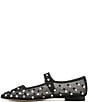 Sam Edelman Michaela Shine Mesh Gem Embellished Mary Jane Flats, Black - Image 5