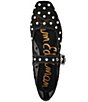 Sam Edelman Michaela Shine Mesh Gem Embellished Mary Jane Flats, Black - Image 7