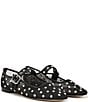 Sam Edelman Michaela Shine Mesh Gem Embellished Mary Jane Flats, Black - Image 9