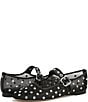 Sam Edelman Michaela Shine Mesh Gem Embellished Mary Jane Flats, Black - Image 10