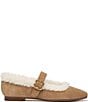 Sam Edelman Michaela Suede Faux Fur Mary Jane Flats - Image 2