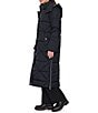 Sam Edelman Mixed Quilt Stand Collar Removable Hood Maxi Puffer - Image 3