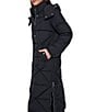 Sam Edelman Mixed Quilt Stand Collar Removable Hood Maxi Puffer - Image 4
