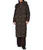 Sam Edelman Mixed Quilt Stand Collar Removable Hood Maxi Puffer - Image 5