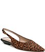Sam Edelman Netty Leopard Print Calf Hair Kitten Heel Slingback Mules - Image 1