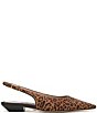 Sam Edelman Netty Leopard Print Calf Hair Kitten Heel Slingback Mules - Image 2