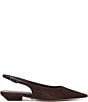 Sam Edelman Netty Suede Pointed Toe Kitten Heel Slingback Flats - Image 2