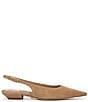 Sam Edelman Netty Suede Pointed Toe Kitten Heel Slingback Flats - Image 3