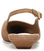 Sam Edelman Netty Suede Pointed Toe Kitten Heel Slingback Flats - Image 6