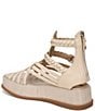 Color:Linen - Image 4 - Nicki Leather Braided Gladiator Platform Sandals