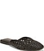 Sam Edelman Nola Woven Leather Square Toe Mules - Image 1