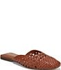 Sam Edelman Nola Woven Leather Square Toe Mules - Image 1