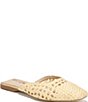 Sam Edelman Nola Woven Raffia Square Toe Mules - Image 1