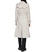 Sam Edelman Notch Collar Front Shield Single Breasted Trench Coat - Image 2