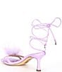 Color:Orchid Blossom - Image 3 - Pammie Strappy Floral Detail Dress Sandals