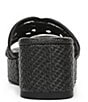 Sam Edelman Pauleena Woven Raffia Double E Logo Platform Wedge Slide Sandals - Image 6