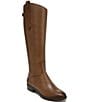 Color:Whiskey - Image 1 - Penny Tall Leather Riding Boots