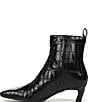 Sam Edelman Peony Crocodile Embossed Leather Chelsea Dress Booties - Image 5