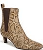 Sam Edelman Peony Python Print Leather Chelsea Dress Booties - Image 1