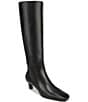 Sam Edelman Perla Leather Square Toe Tall Dress Boots - Image 1